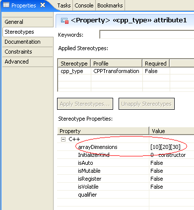 Setting Mutidimensional Attributes